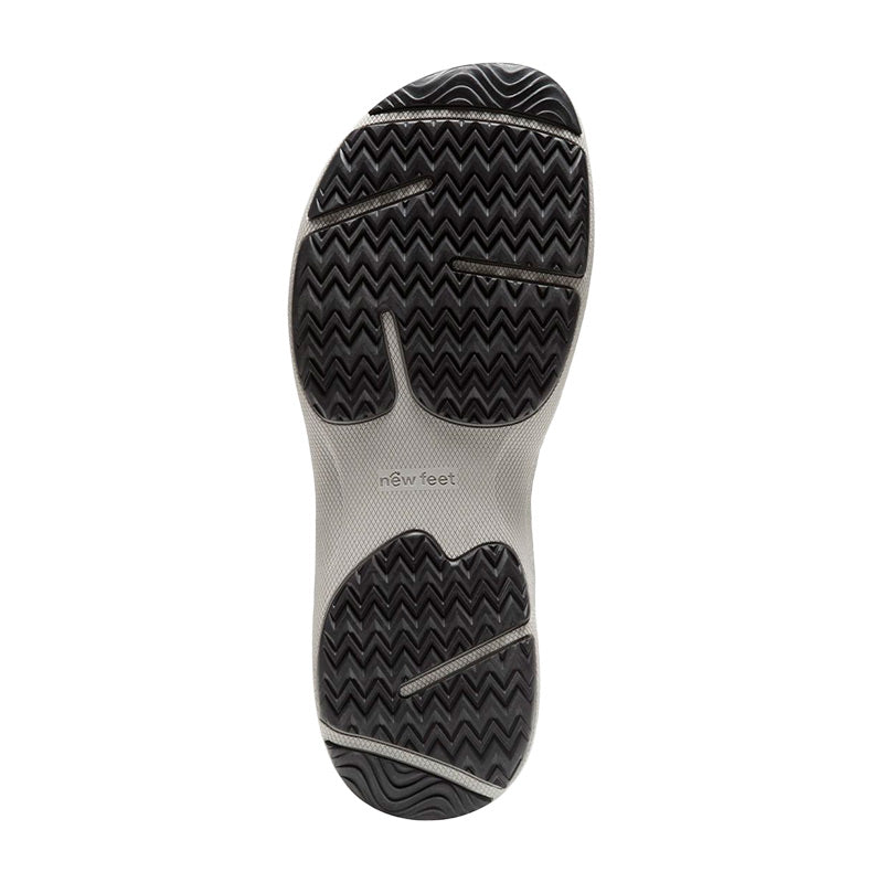 Damesandal i lær, Sort, New Feet