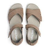 New Feet damesandal - Sandfarvet