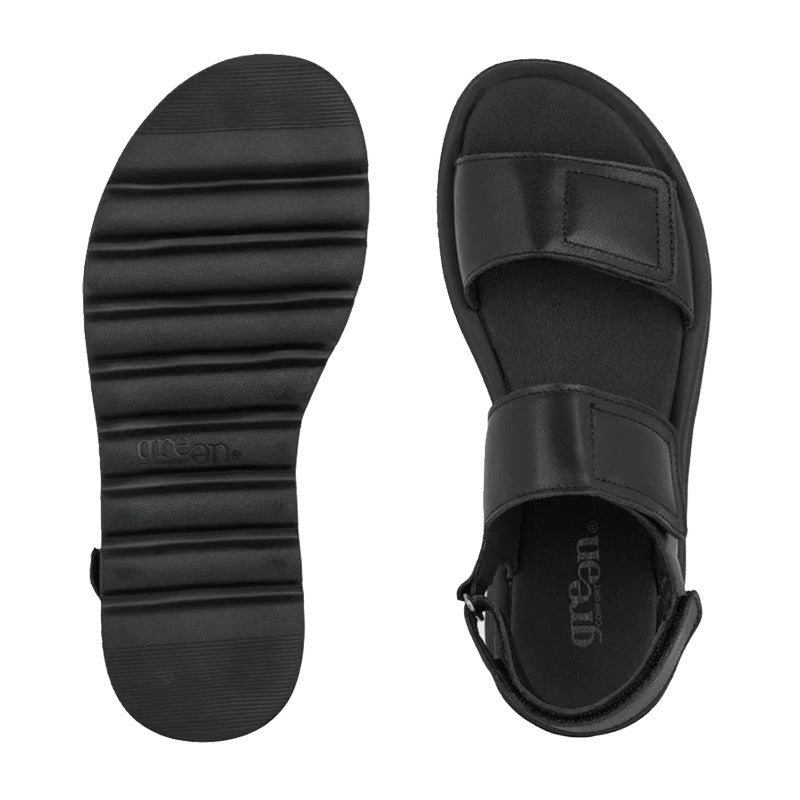 Lätt damsandal, Svart, Green Comfort
