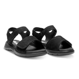 Lett damesandal, Sort, New Feet