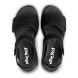 Lett damesandal, Sort, New Feet