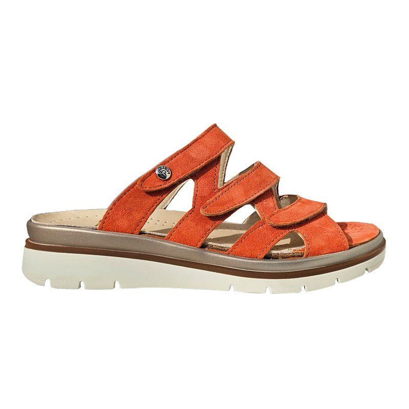 Fidelio dameslipper - Rustrød - Seniorshop