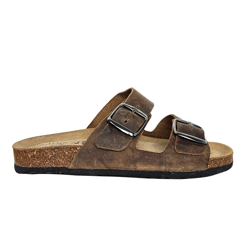Damenpantoffel, Braun, Relaxshoe