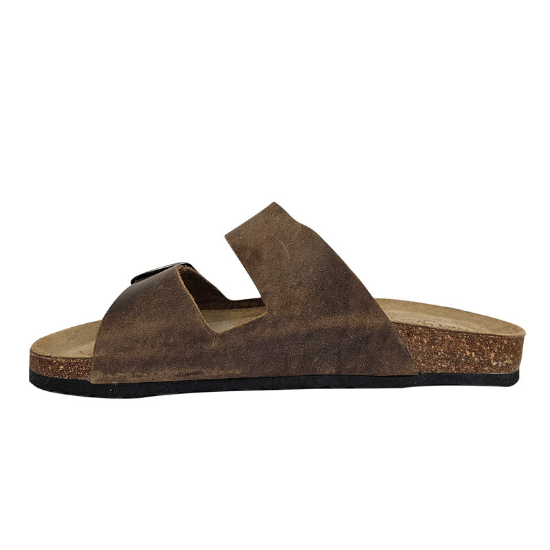 Damenpantoffel, Braun, Relaxshoe