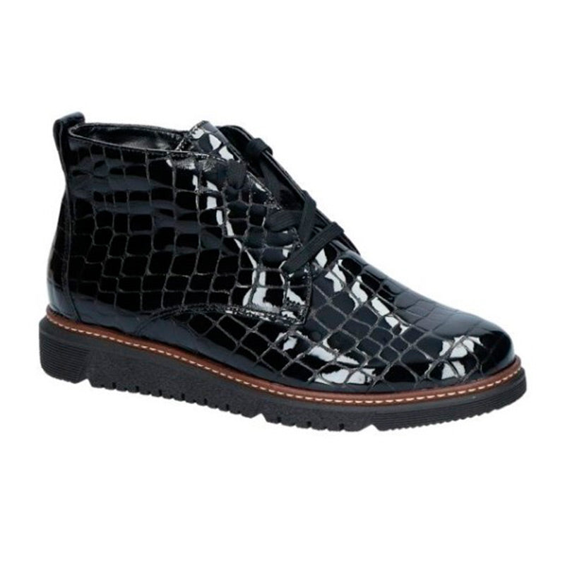 Damenstiefelette, Schwarz, Waldläufer