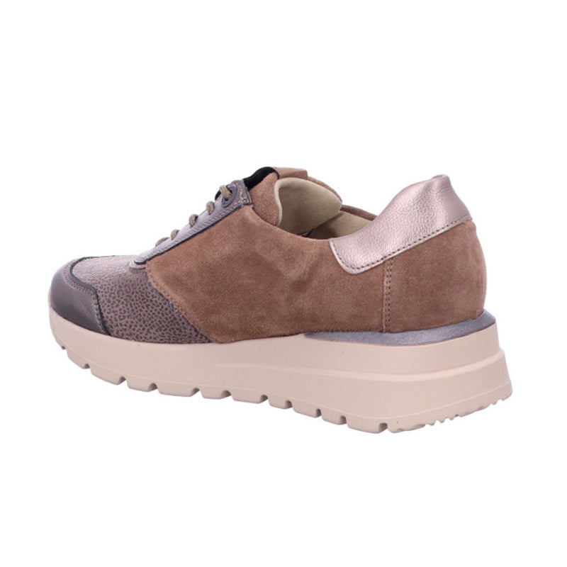 Damen-Sneaker, Sand/Grau, Waldläufer