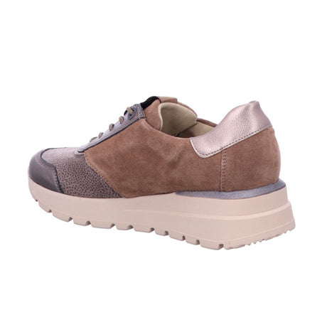 Damen-Sneaker, Sand/Grau, Waldläufer
