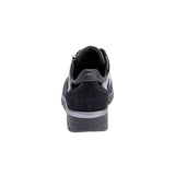 Damensneaker, Schwarz mit Print, Waldläufer