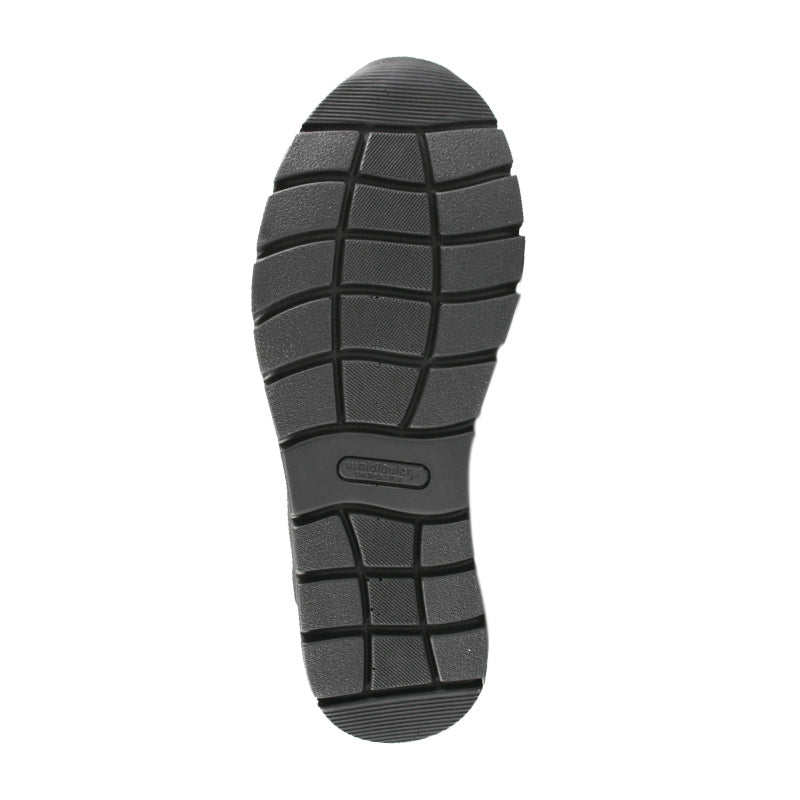 Damensneaker, Schwarz mit Print, Waldläufer