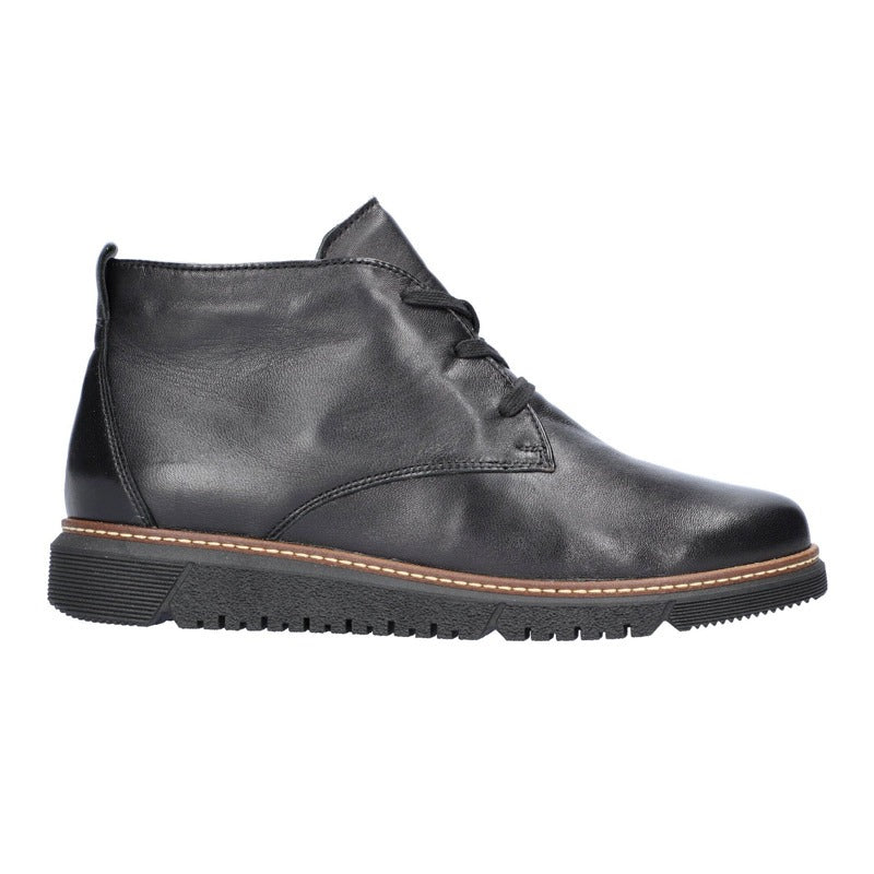 Niedriger Damenstiefel, Schwarz, Waldläufer