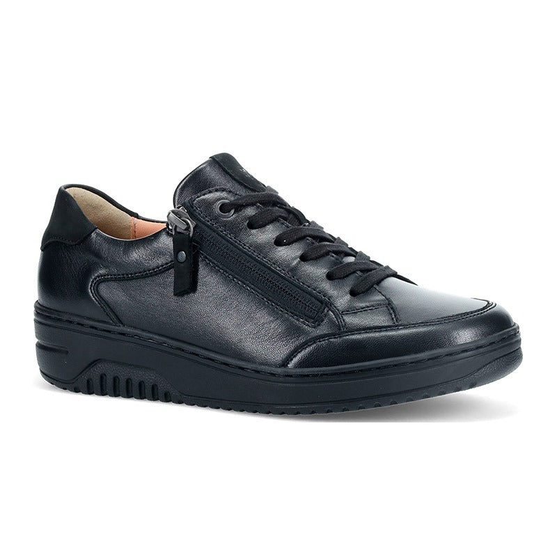 Damenschuhe aus Leder, Schwarz, Fidelio