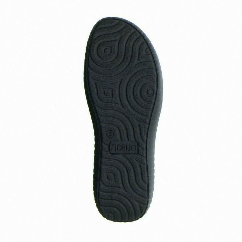 Damenschuhe aus Leder, Schwarz, Fidelio