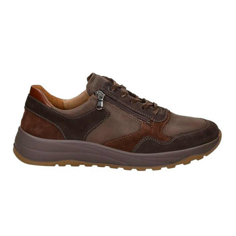 Sporty Herrensneaker, Braun, Waldläufer