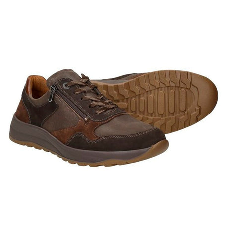 Sporty Herrensneaker, Braun, Waldläufer