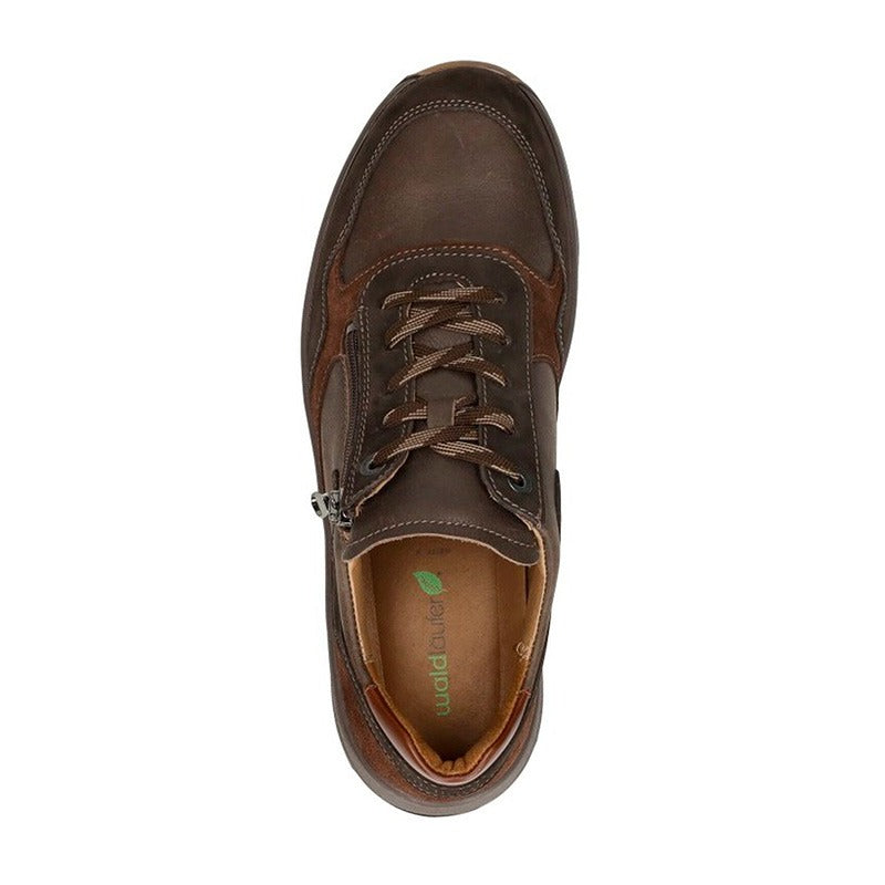 Sporty Herrensneaker, Braun, Waldläufer