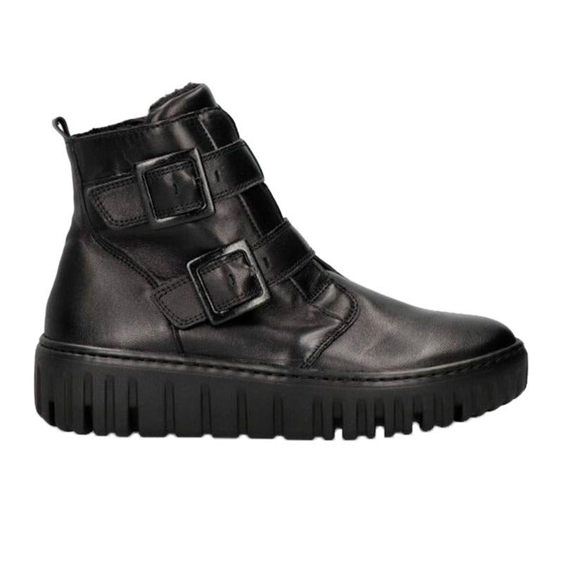 Damenstiefel, Schwarz, Waldläufer