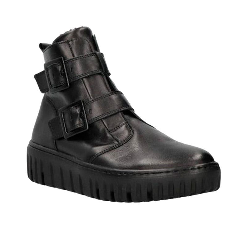 Damenstiefel, Schwarz, Waldläufer