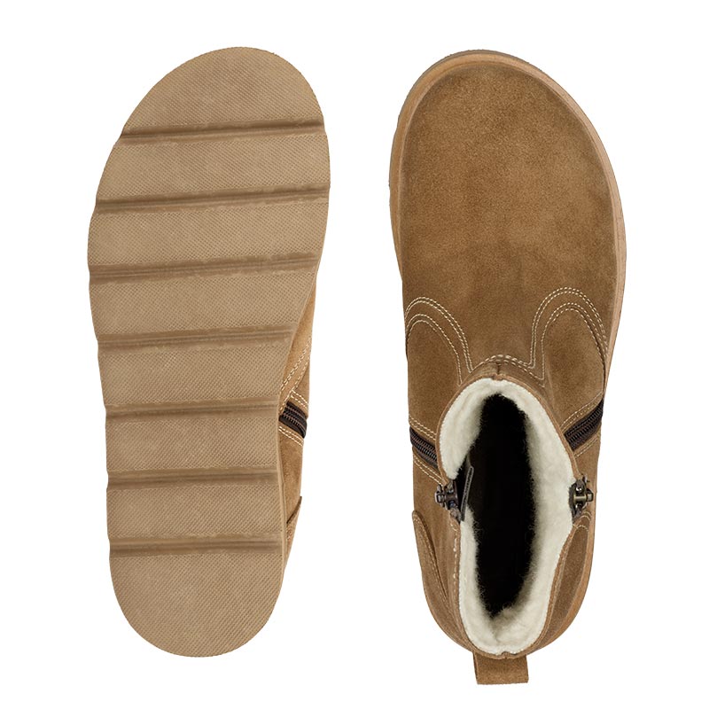 Fodrad damstövel, Cognac, Green Comfort