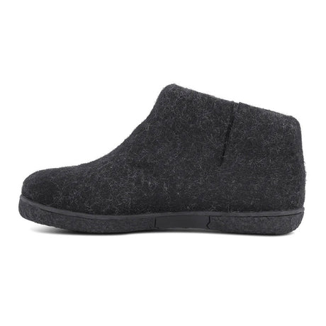 Tøfler, Svart ullfilt, Green Comfort