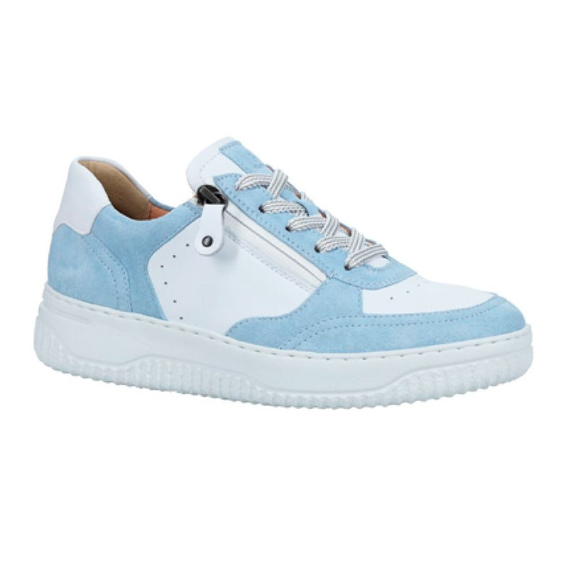 Damen-Sneaker, Himmelblau/Weiß, Hartjes