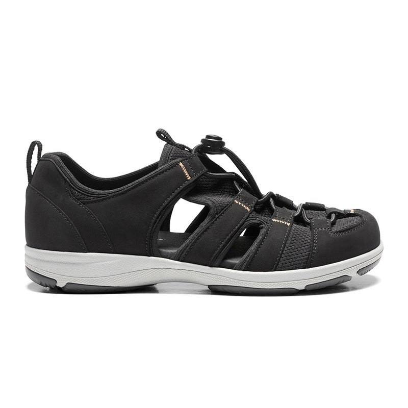 New Feet sporty damesandal - Sort