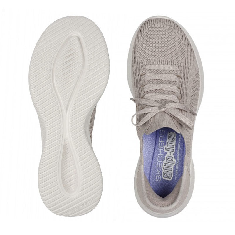 Slip-in Damen-Sneaker, Beige, Skechers