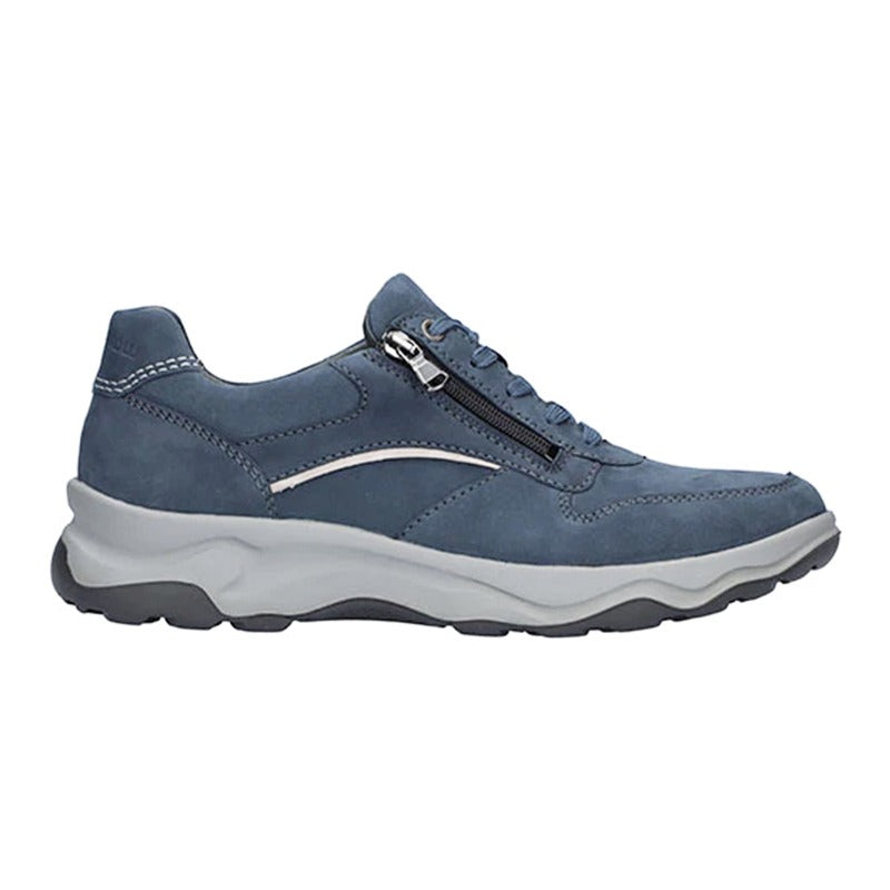 Herrensneaker, Staubblau, Waldläufer