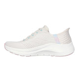 Skechers slip-in damesneaker - Hvid