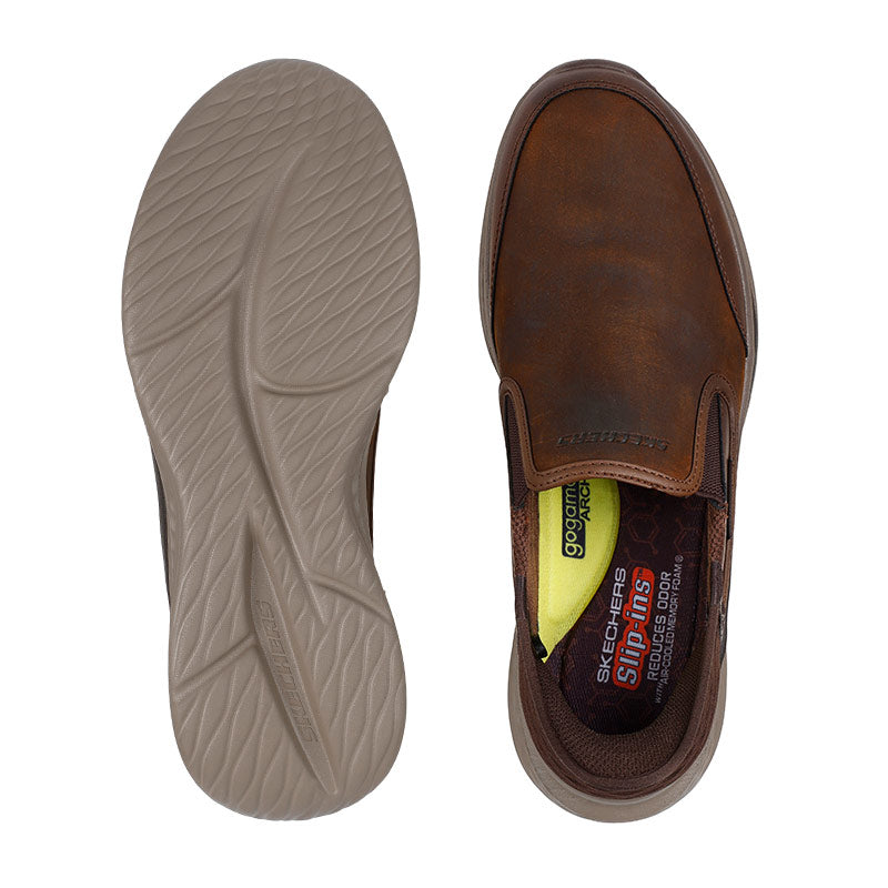 Slip-in Herrenschuhe, Braun, Skechers