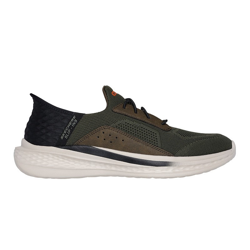 Slip-in herresneaker, Oliven, Skechers