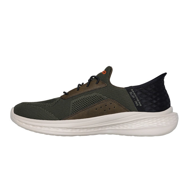 Slip-in herresneaker, Oliven, Skechers
