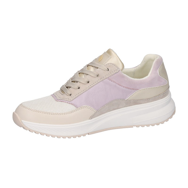 Damensneaker, Beige/Lavendel, Waldläufer