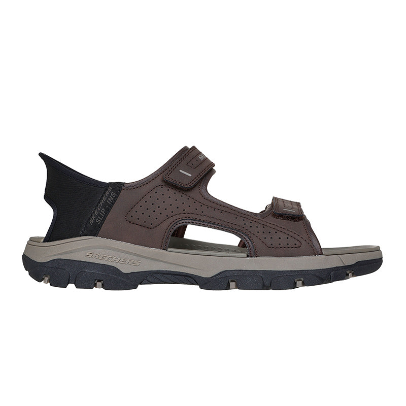 Skechers slip-in herresandal - Brun