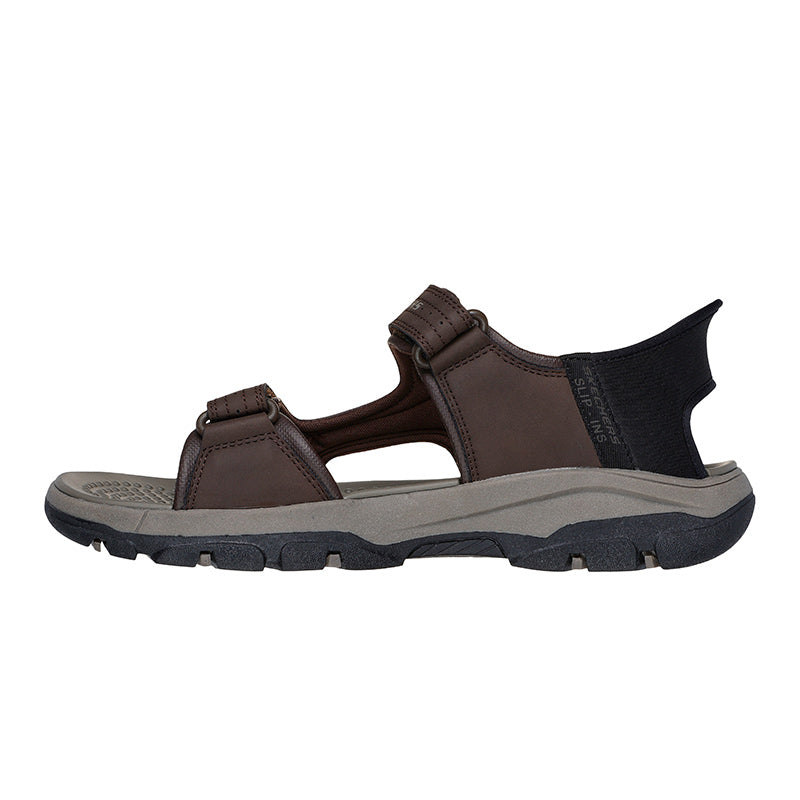 Skechers slip-in herresandal - Brun