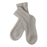 Natsocken mit Angora - Grau
