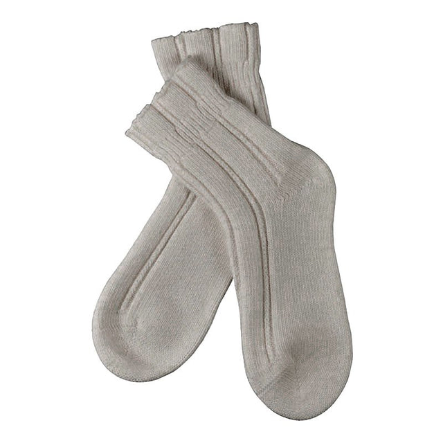 Natsocken mit Angora - Grau