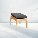 Farstrup 5699 Hocker, aufgehelltes Buchenholz/Medley dark grey
