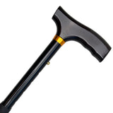 Kurzer Stock, faltbar, schwarz