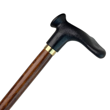 Stokk, trestokk med ergonomisk håndtak