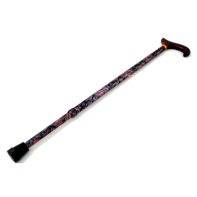 Stok med justerbar højde - Paisley - mønster - Seniorshop