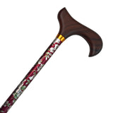 Käpp, Justerbar, Blommönster och trägrepp