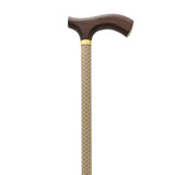 Justerbar käpp, Mönstrad, Beige