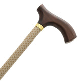 Justerbar käpp, Mönstrad, Beige