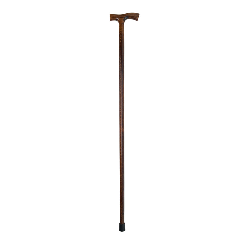 Träkäpp med T-grepp