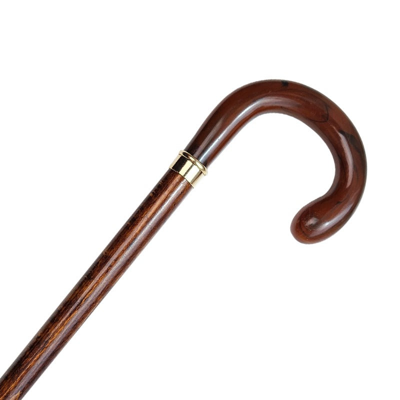 Klassischer Gehstock aus Holz, Braun