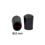 Dupsko, Sort, Ø12 mm