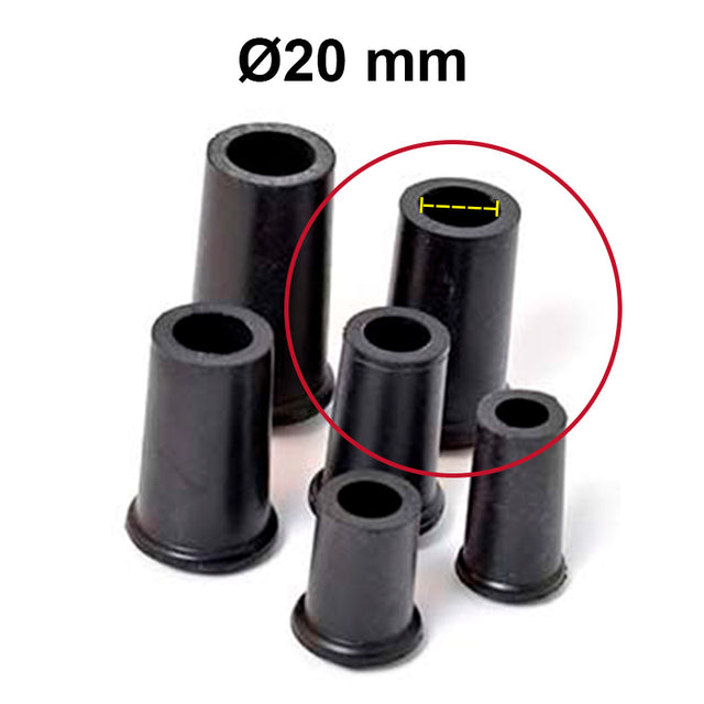 Dupsko, Sort, Ø20 mm