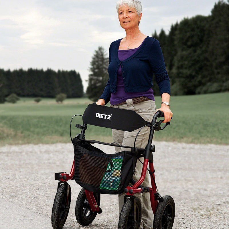 Taima XC rollator - med store luftfyldte hjul - Seniorshop