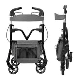 W4 rollator / indkøbsvogn - Grøn