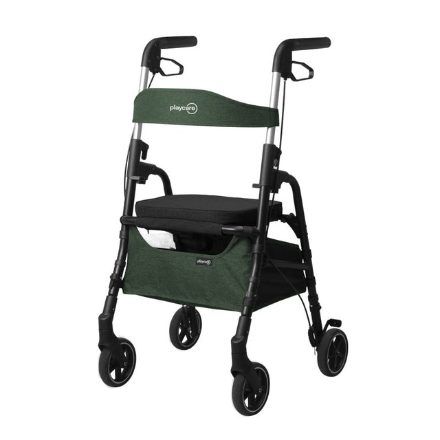 W4 rollator / indkøbsvogn - Grøn